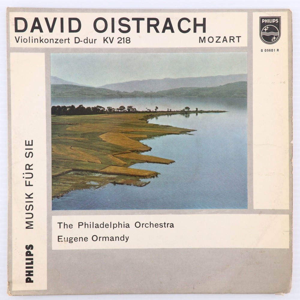 Mozart David Oistrach Oistrakh Violinkonzert D-dur KV 218 Philips 12" LP Record